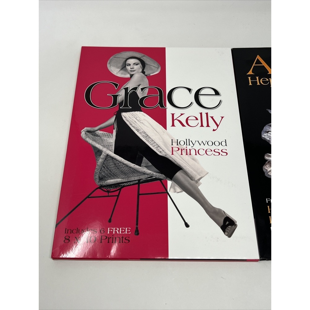 Audrey Hepburn & Grace Kelly Hollywood Legend to Style Icon 6 FREE 8x10 Prints - Picture 2 of 9